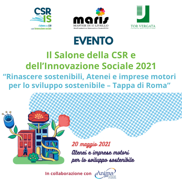Evento: “Rinascere sostenibili, Atenei e imprese motori per lo sviluppo sostenibile – Tappa di Roma”